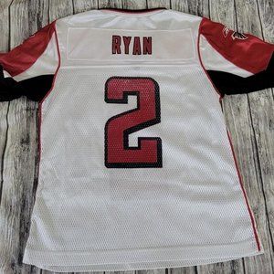 Matt Ryan Atlanta Falcons Football Jersey Reebok White NFL #2 Womens Size S